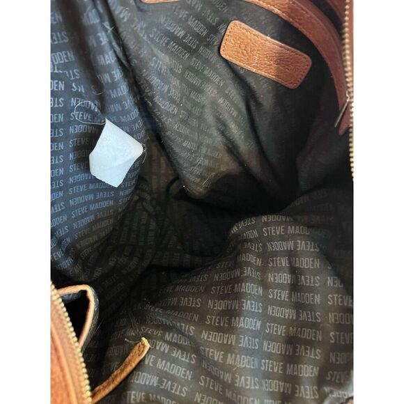 STEVE‎ MADDEN XL Travel/Gym Bag Faux Leather Color Bronze - Picture 10 of 13